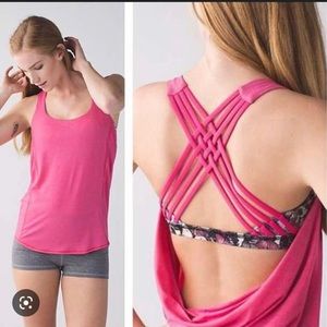 SOLD Lululemon tank with sports bra